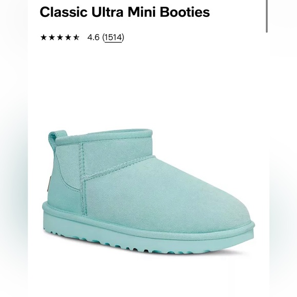 UGG Shoes - UGG Classic Ultra Mini Booties In Sky Blue